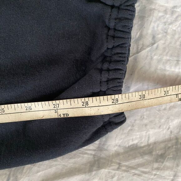 Fruit of the Loom men XL cotton blend pull on sweatpants black - Picture 8 of 9